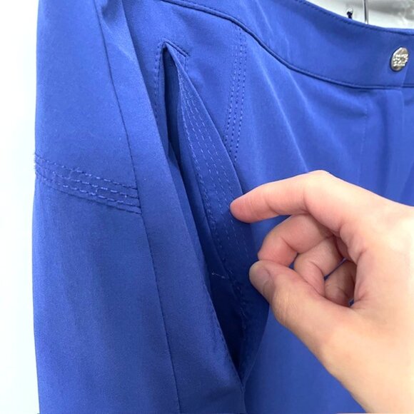 Chico’s Zenergy Golf Skort Size Large Cobalt Blue Sporty Tennis Activewear - Picture 6 of 14